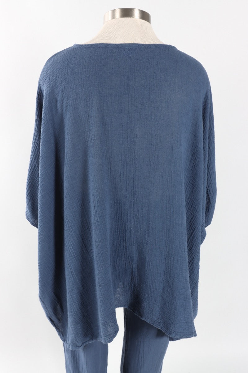 Name-It-Jane Blouse - Neptune