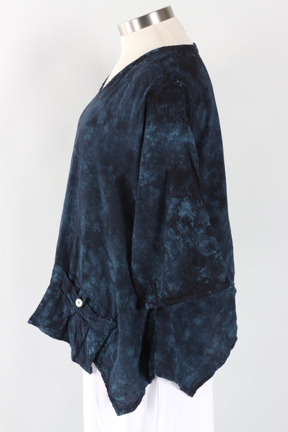 Pocket Top - Washed Sapphire