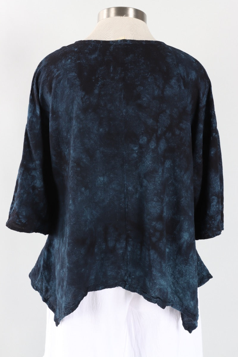 Pocket Top - Washed Sapphire