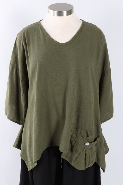 Pocket Top - Fern