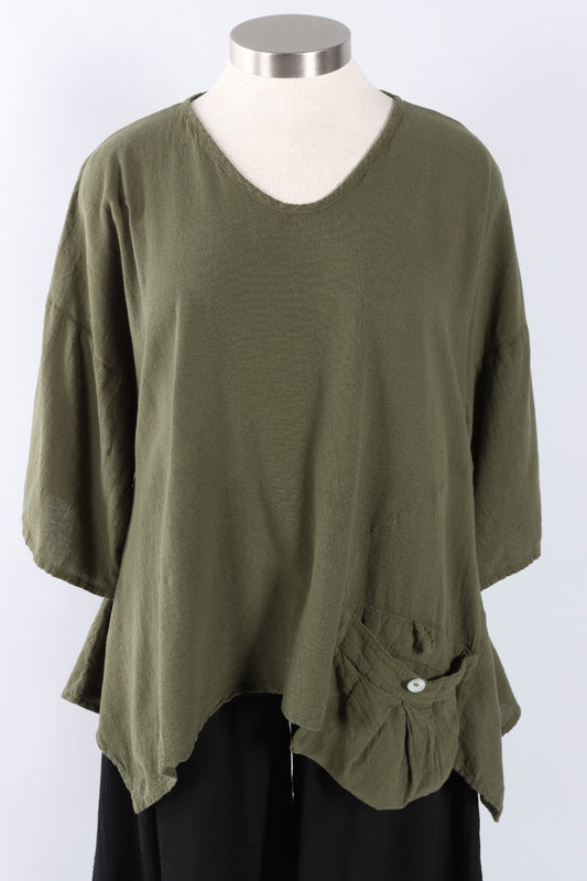 Pocket Top - Fern