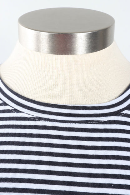 Fawbush's Only! Short Sleeve Stripe Crew Plus - Powder Blue