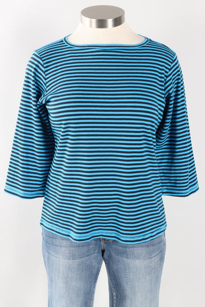 Boat Neck Top - Methyl Blue