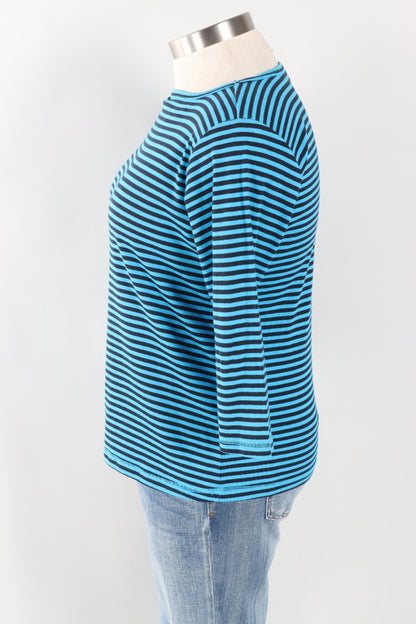 Boat Neck Top - Methyl Blue