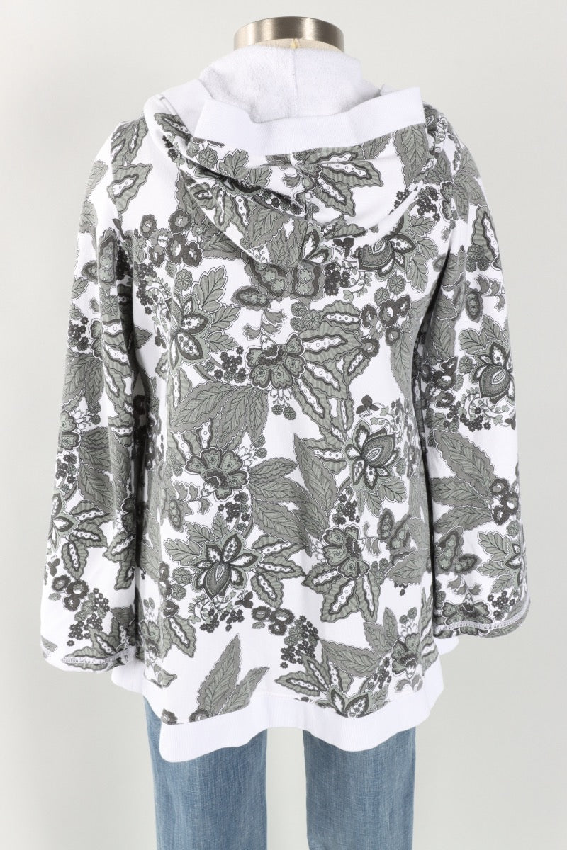 Hooded Cardigan - White