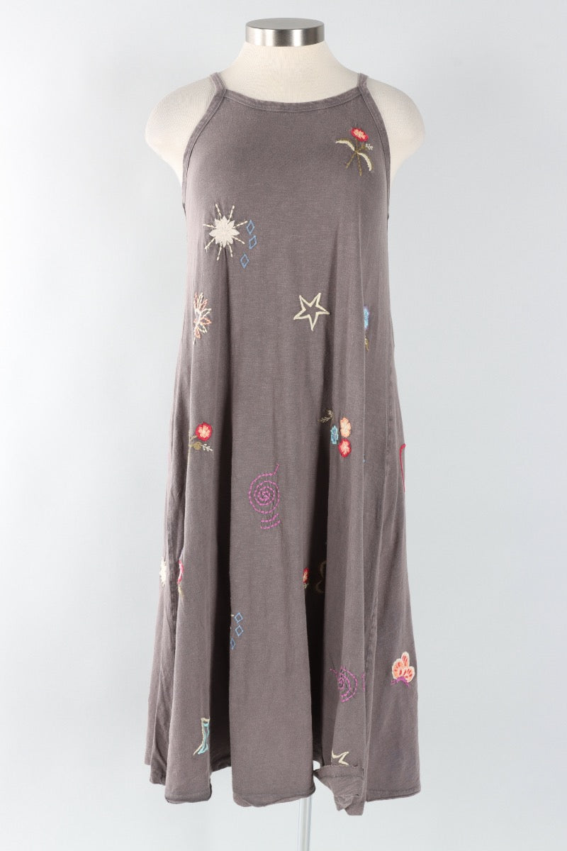 Isha Dress - Dark Grey