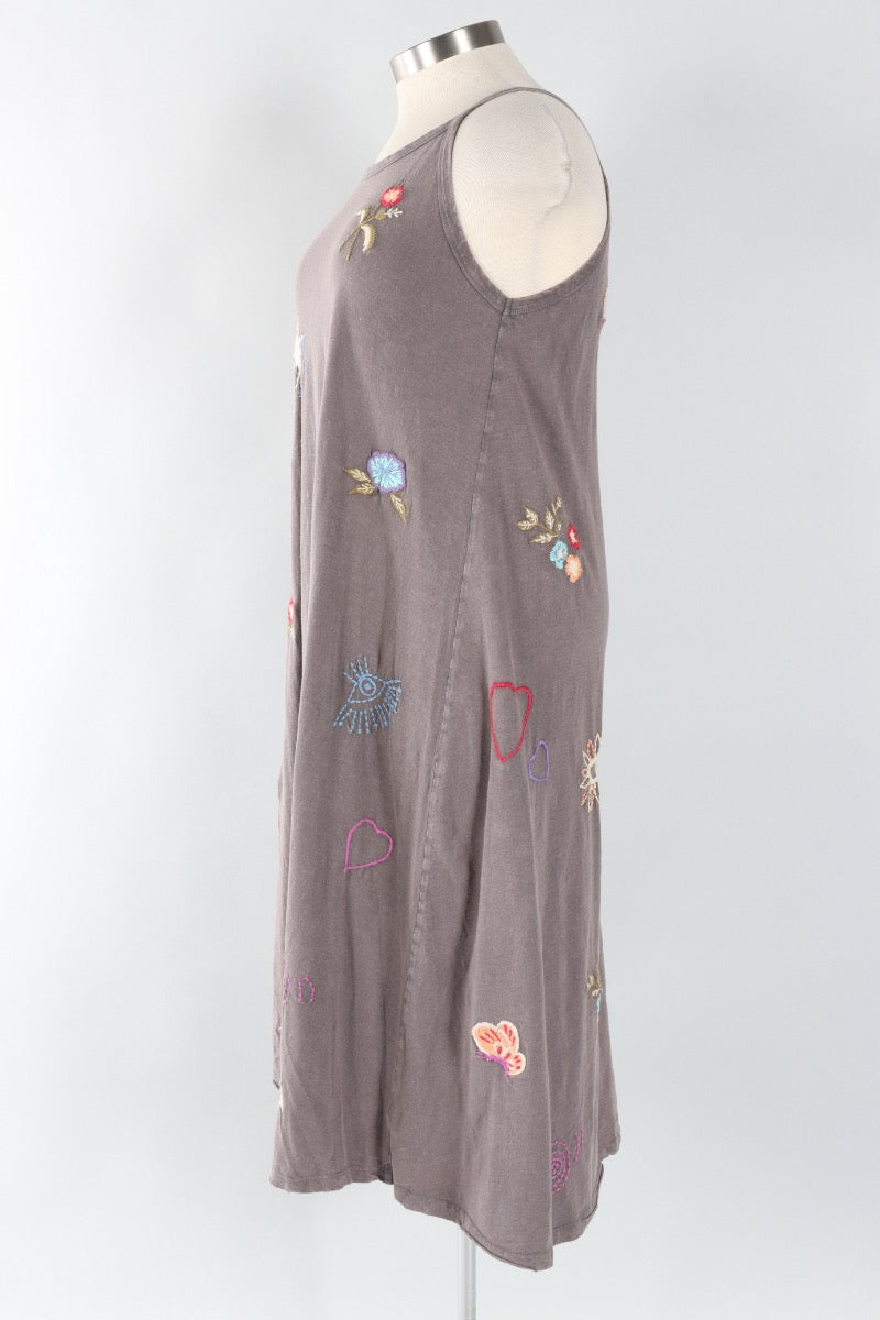 Isha Dress - Dark Grey