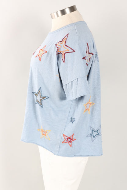 Juniper Tee - Celestial Blue