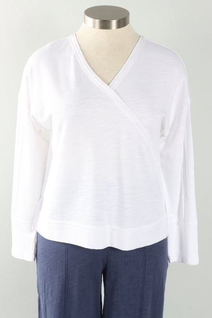 Front & Back Pullover - White