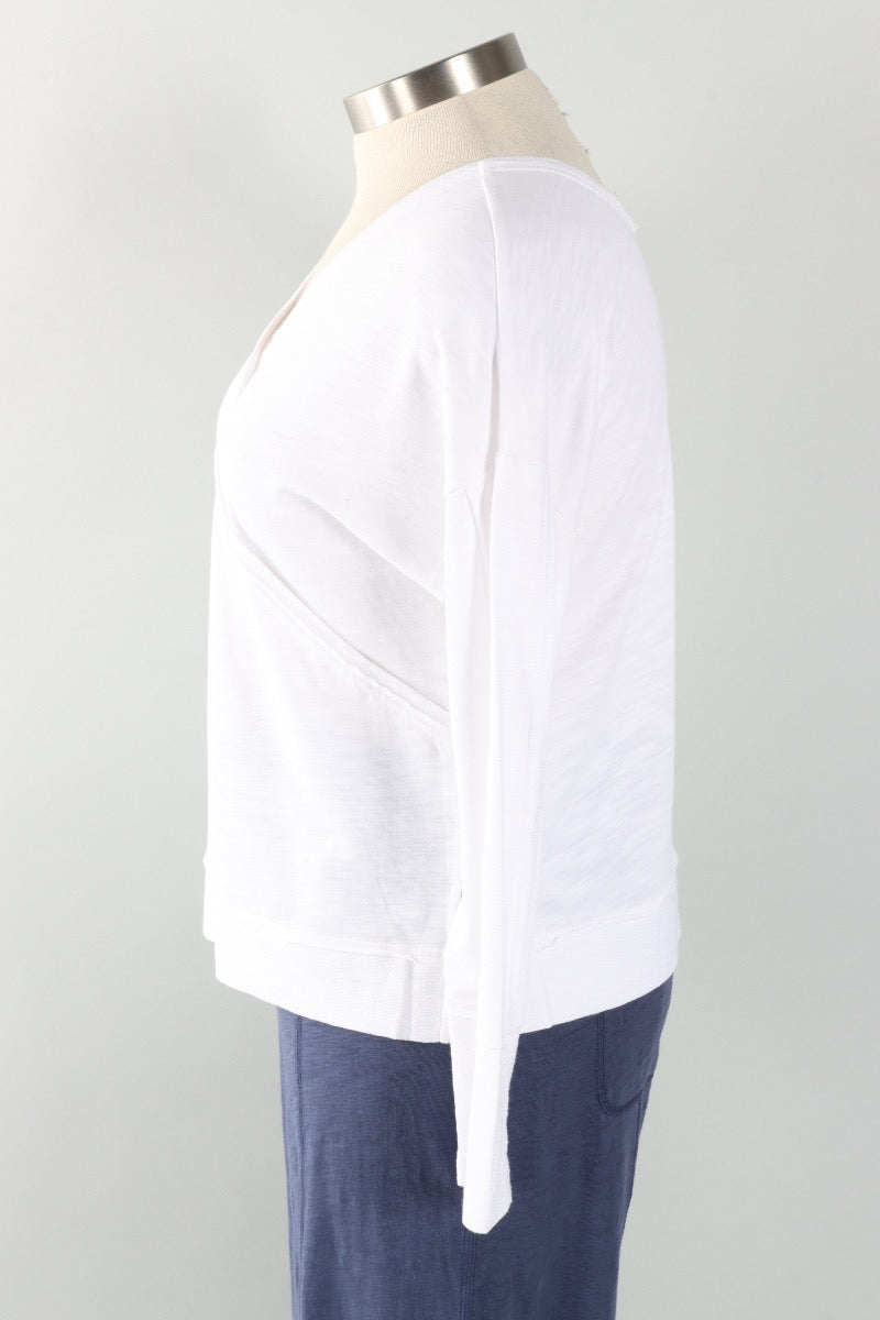 Front & Back Pullover - White