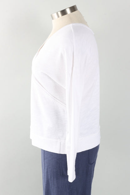 Front & Back Pullover - White