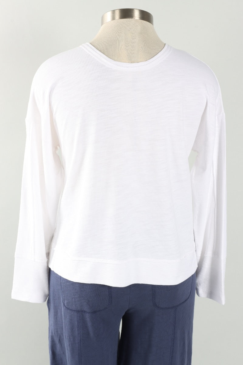 Front & Back Pullover - White