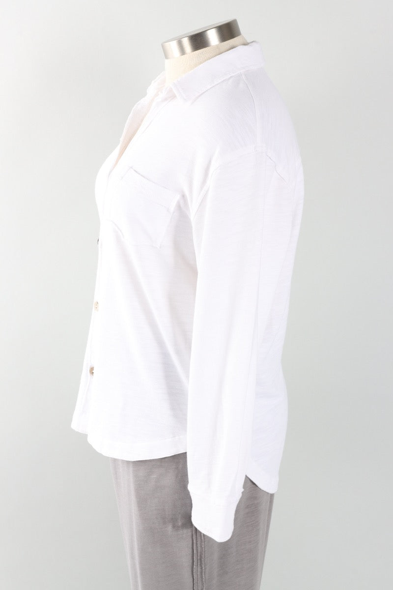 Anywhere Shacket - White