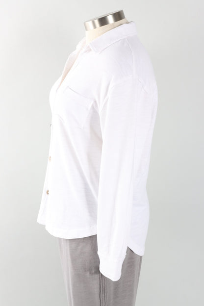Anywhere Shacket - White