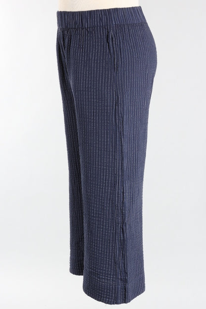 Yucca Crop Pant - Navy