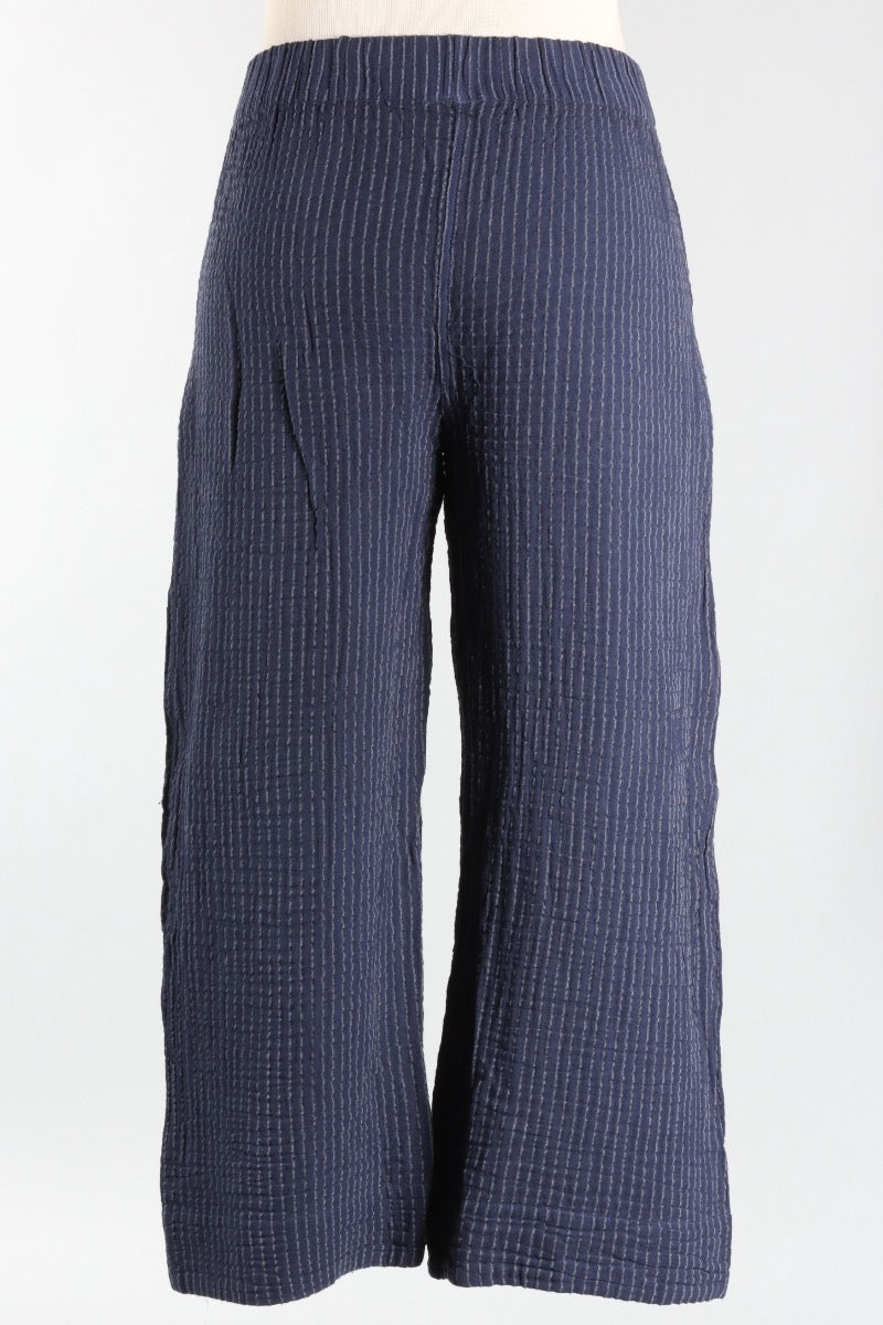 Yucca Crop Pant - Navy