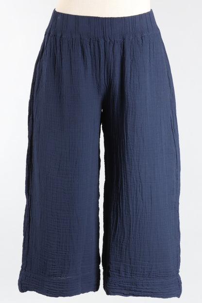 Reyanna Crop Pant - Navy