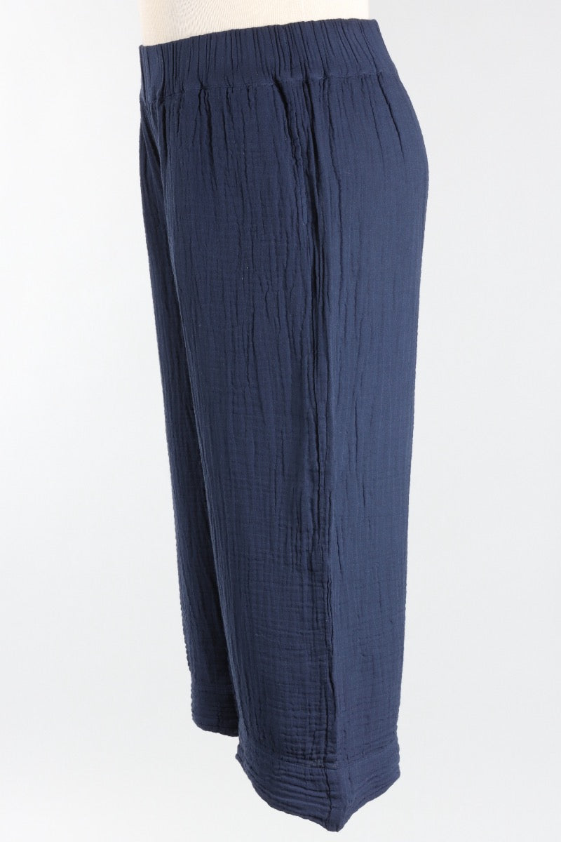 Reyanna Crop Pant - Navy
