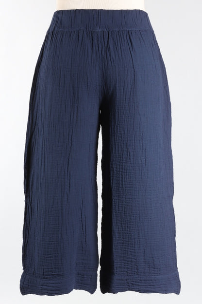 Reyanna Crop Pant - Navy
