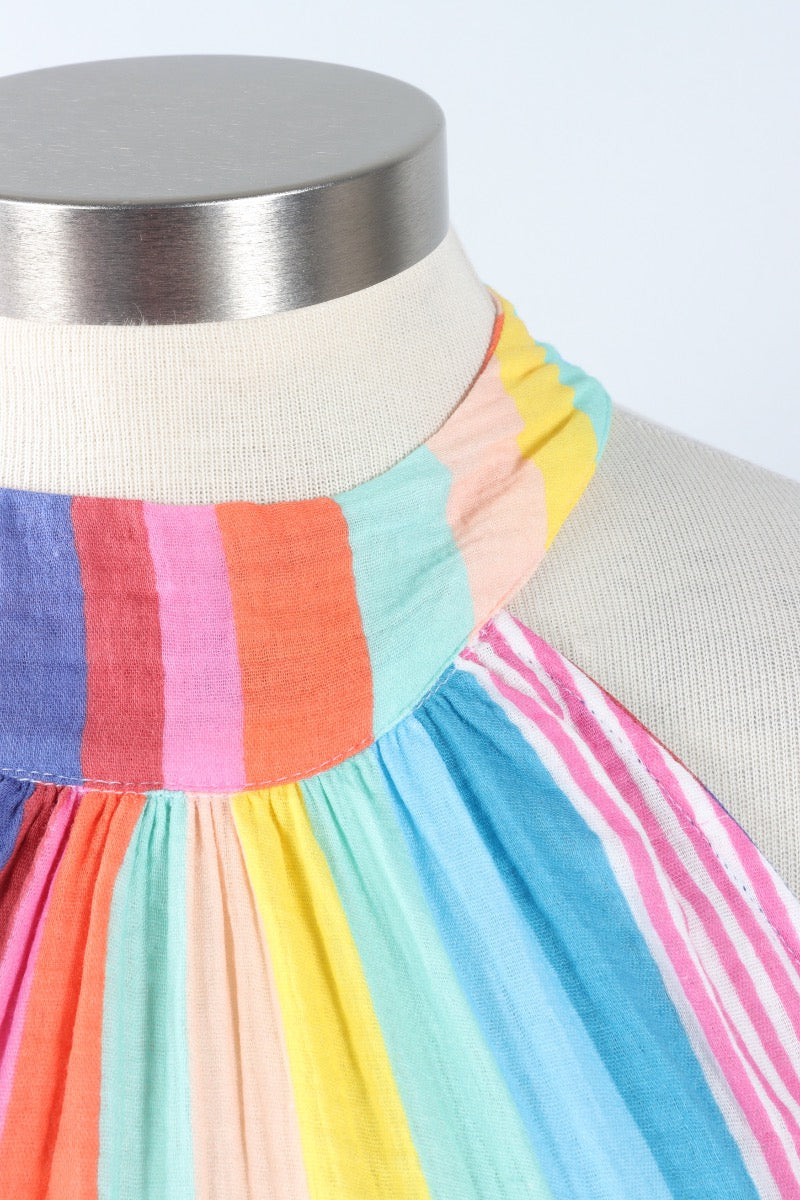 Solar Tank Dress - Stripe