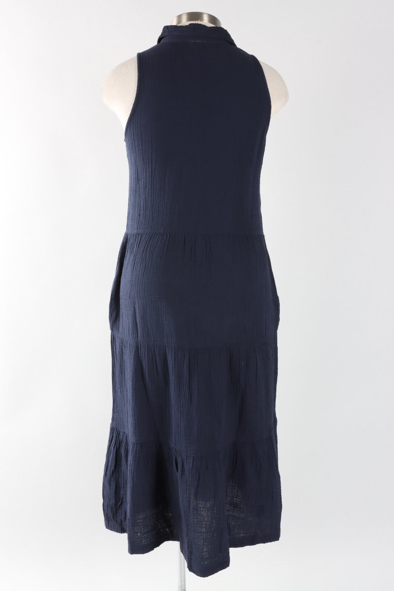 Viola Dress - Navy