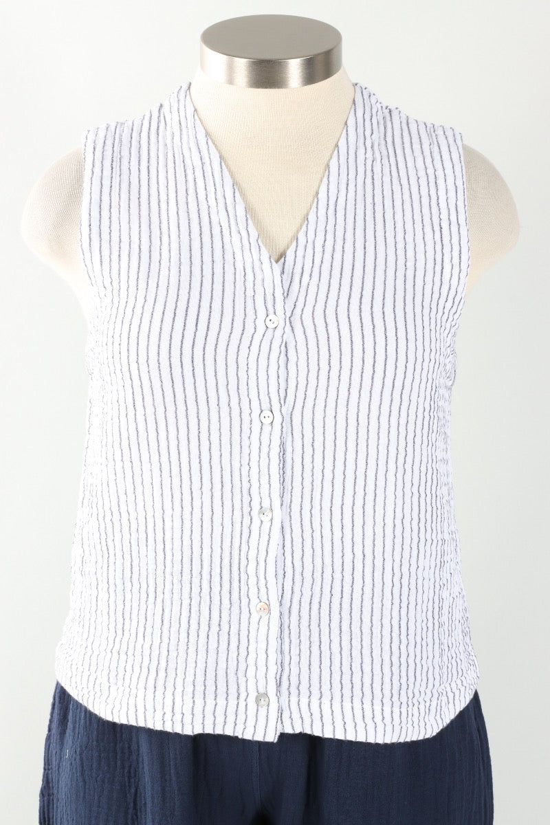 Yasmin Vest - White
