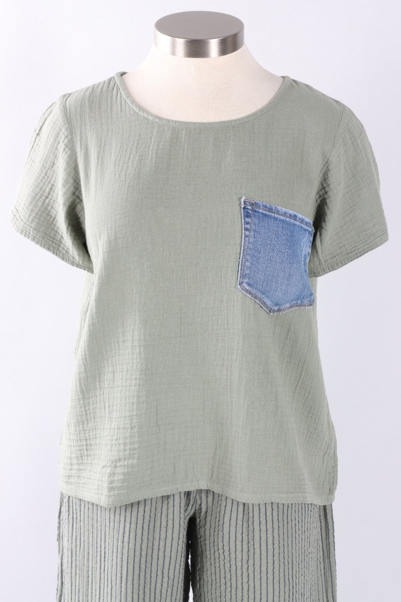 Aletta Top - Sea Grass