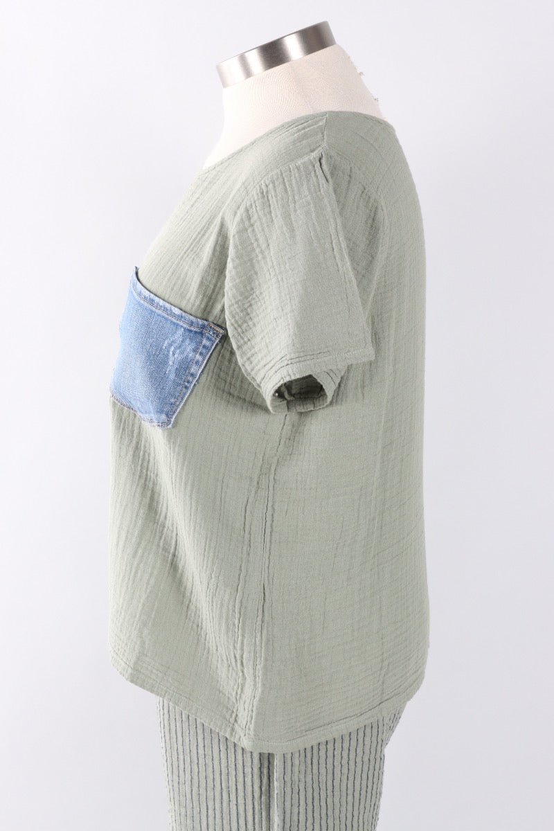 Aletta Top - Sea Grass