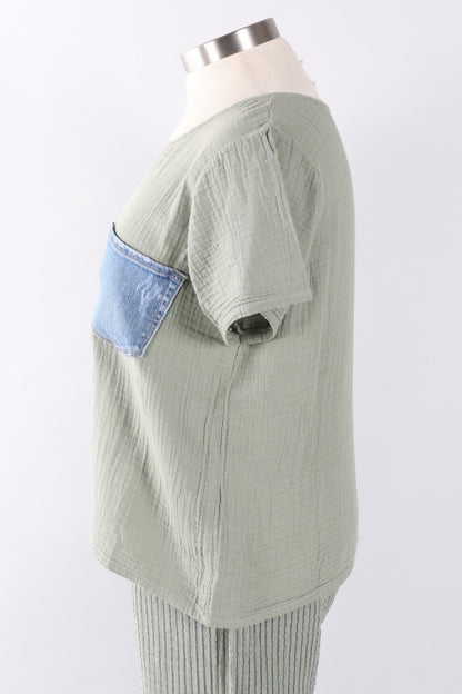 Aletta Top - Sea Grass