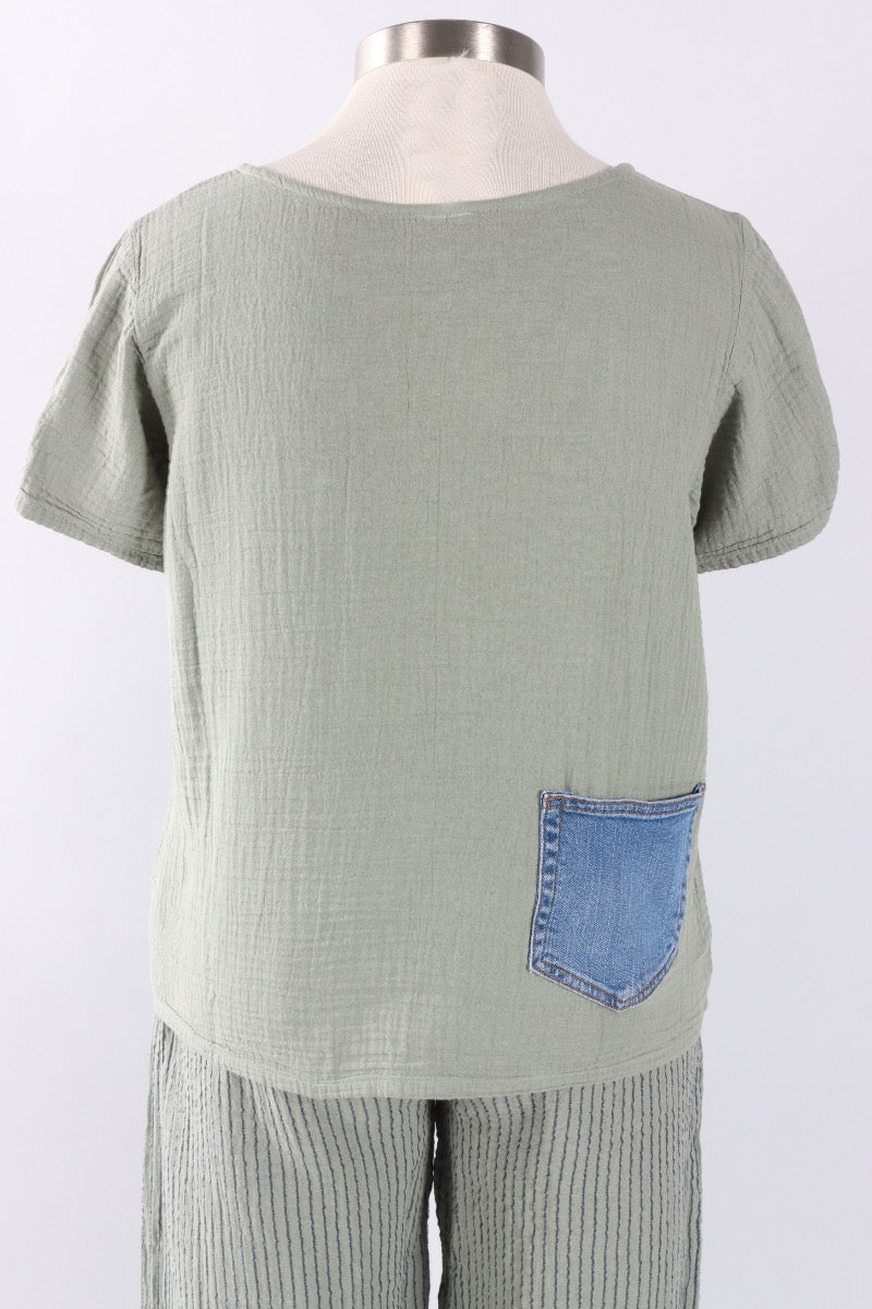 Aletta Top - Sea Grass