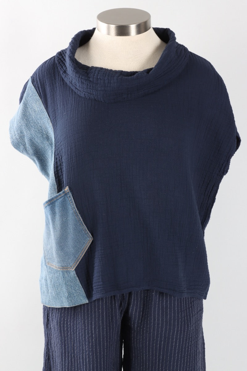 Valetta Top - Navy