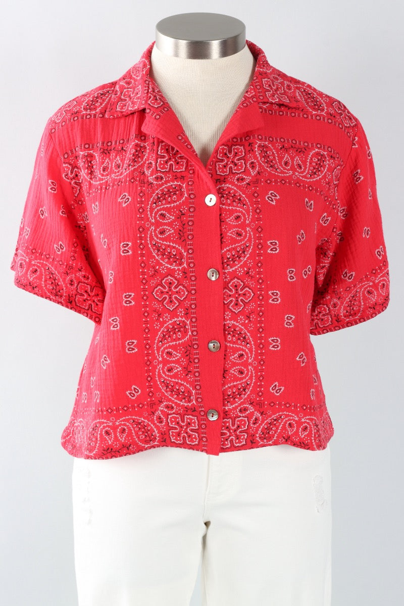 Marisol Shirt - Red