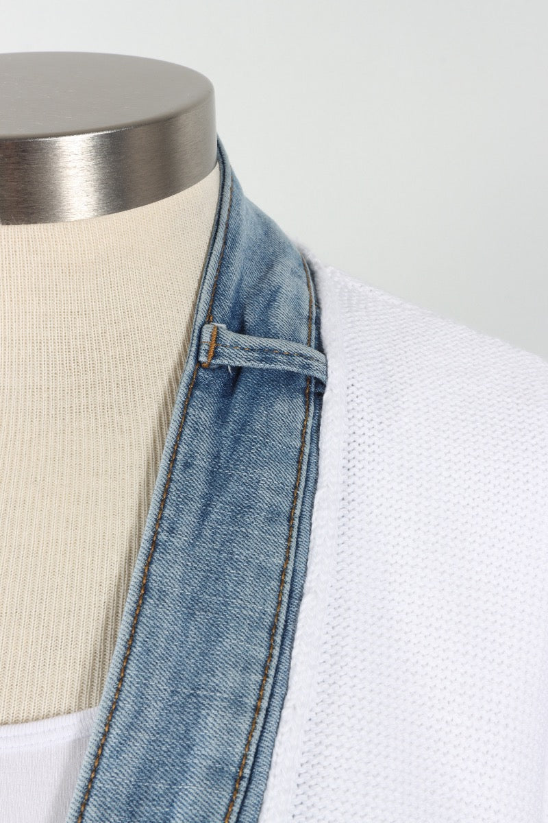 Banded Rock Cardigan - Nirvana