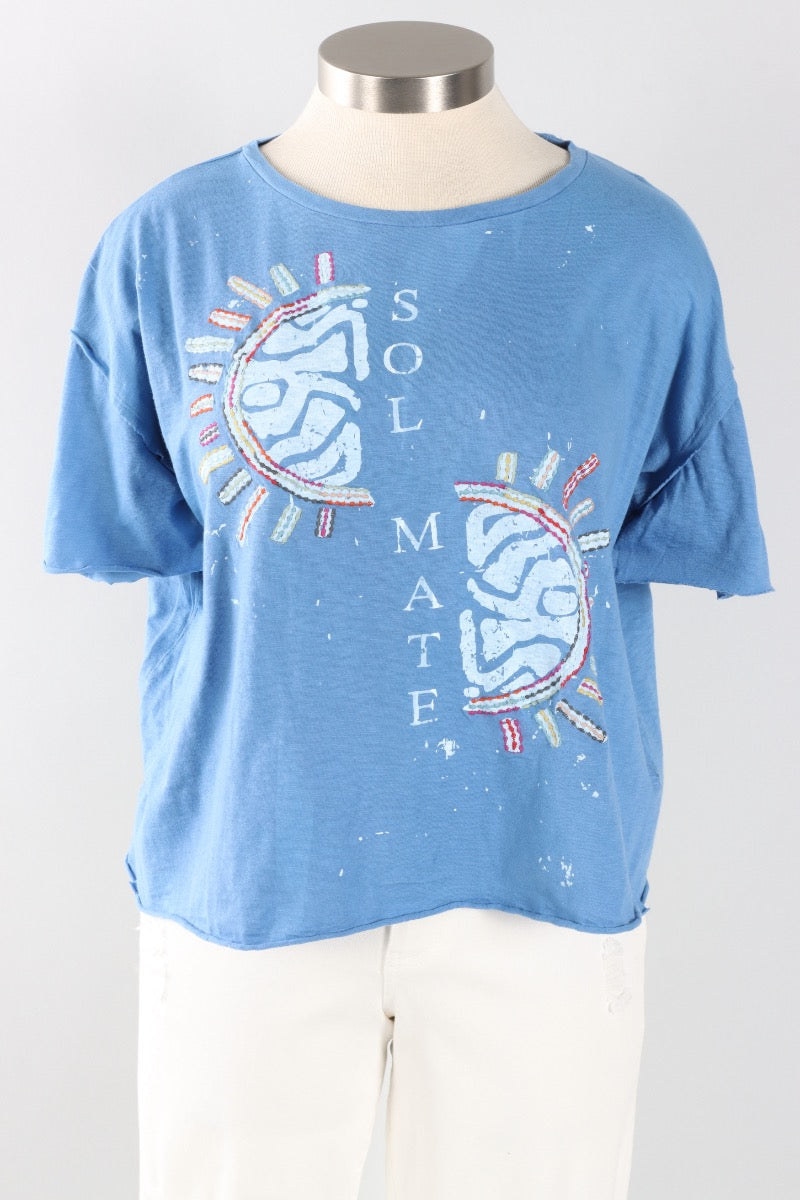 Melina Tee - Capri Blue