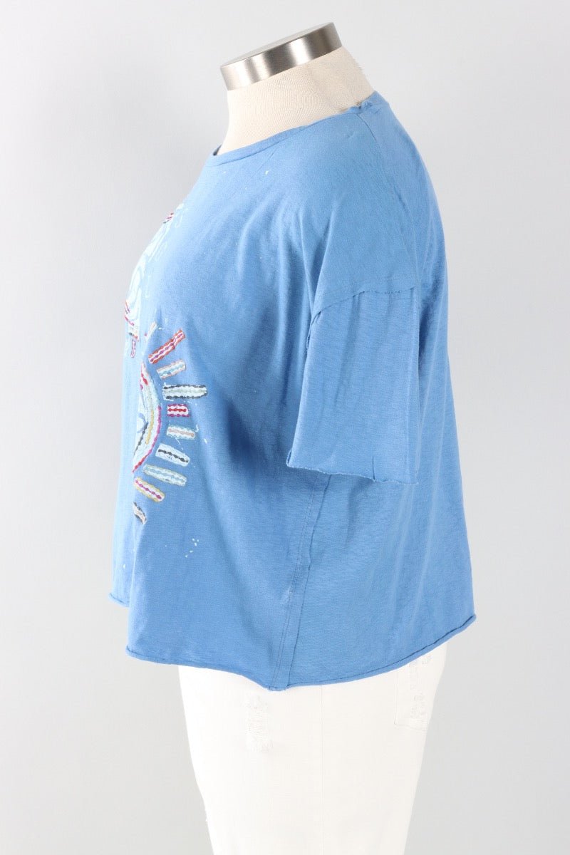 Melina Tee - Capri Blue