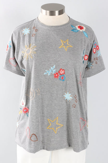 Ingrid Tee - Heather Grey
