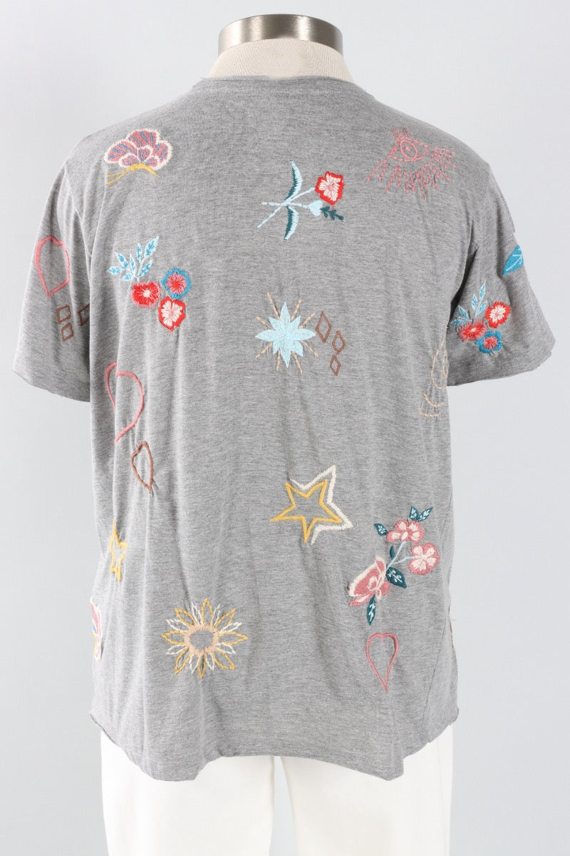Ingrid Tee - Heather Grey