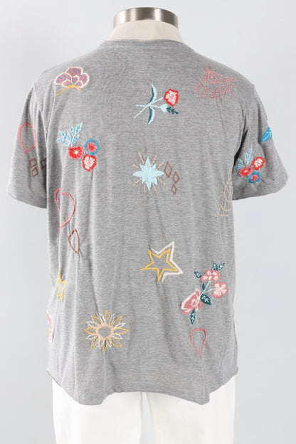 Ingrid Tee - Heather Grey