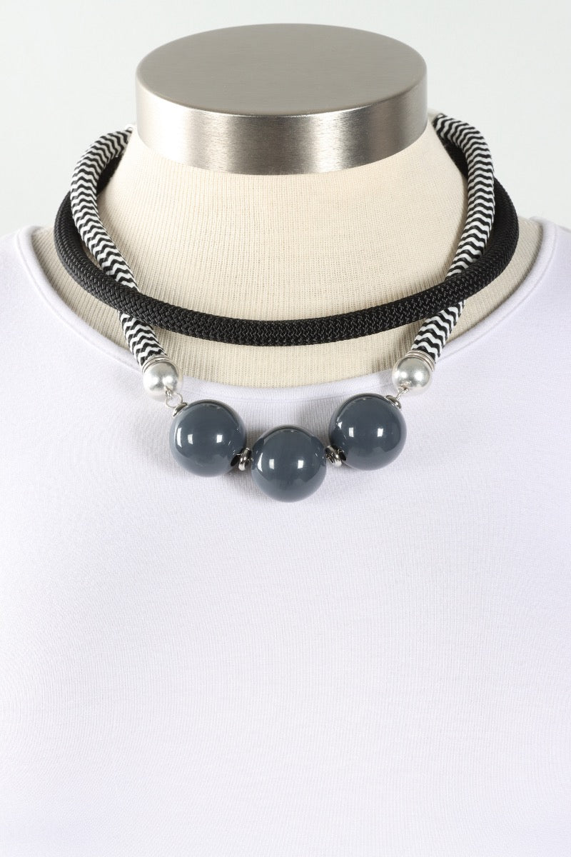 Inspire Necklace - Dark Grey