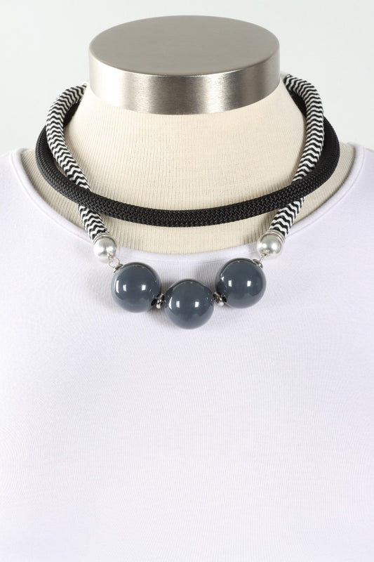 Inspire Necklace - Dark Grey
