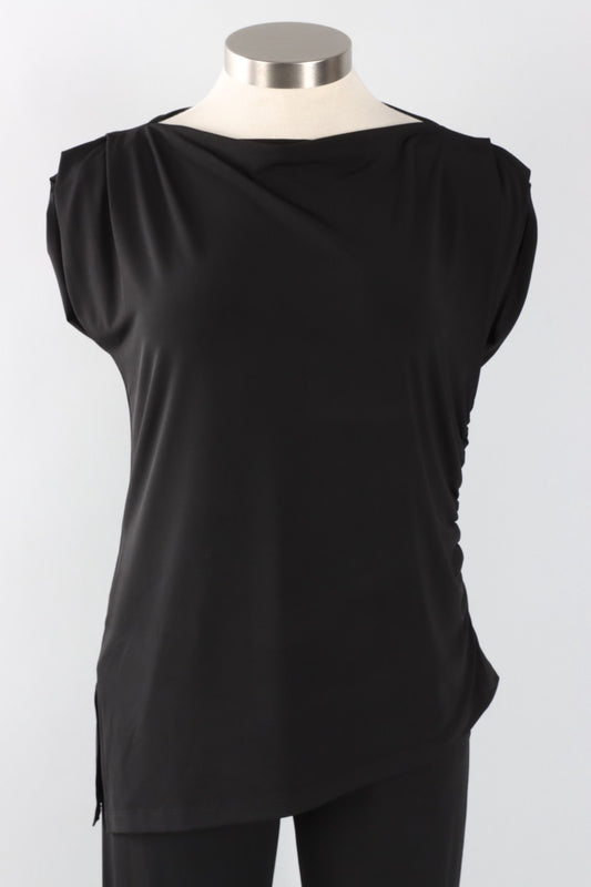 Ruched Top - Black