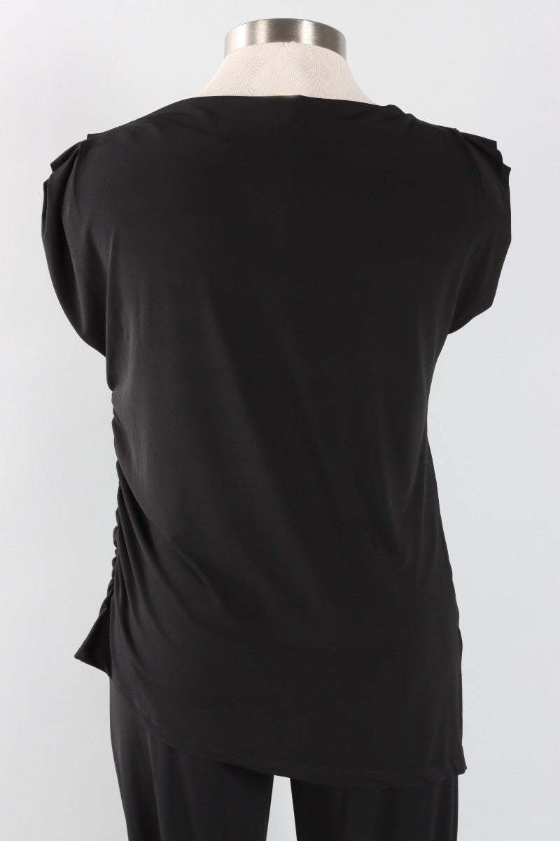 Ruched Top - Black
