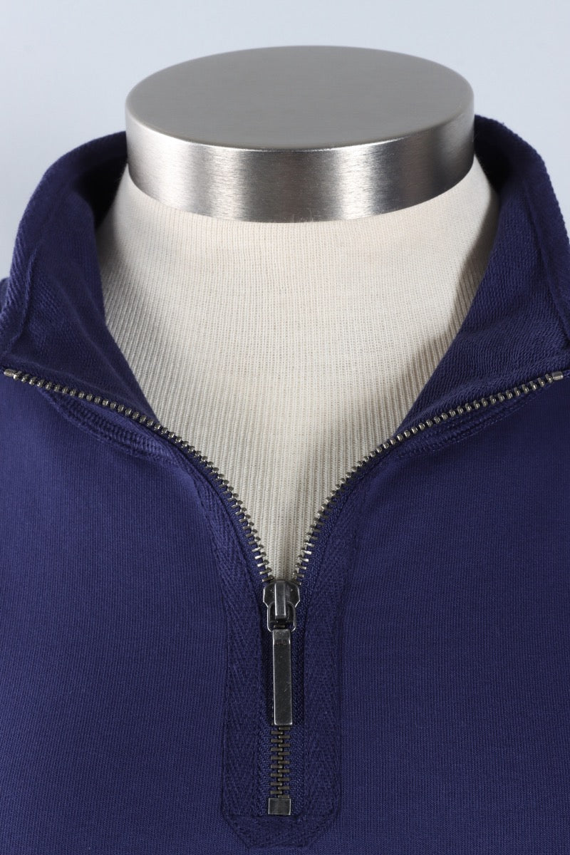 Quarter Zip Pullover - Navy