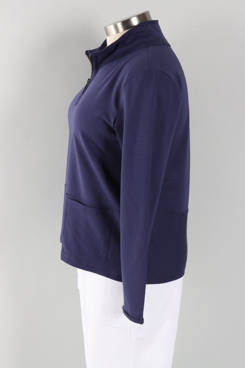Quarter Zip Pullover - Navy