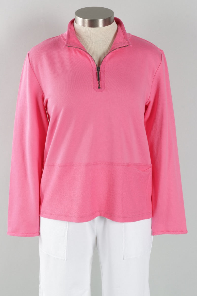 Quarter Zip Pullover - Cosmo