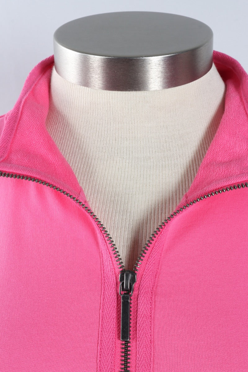 Quarter Zip Pullover - Cosmo