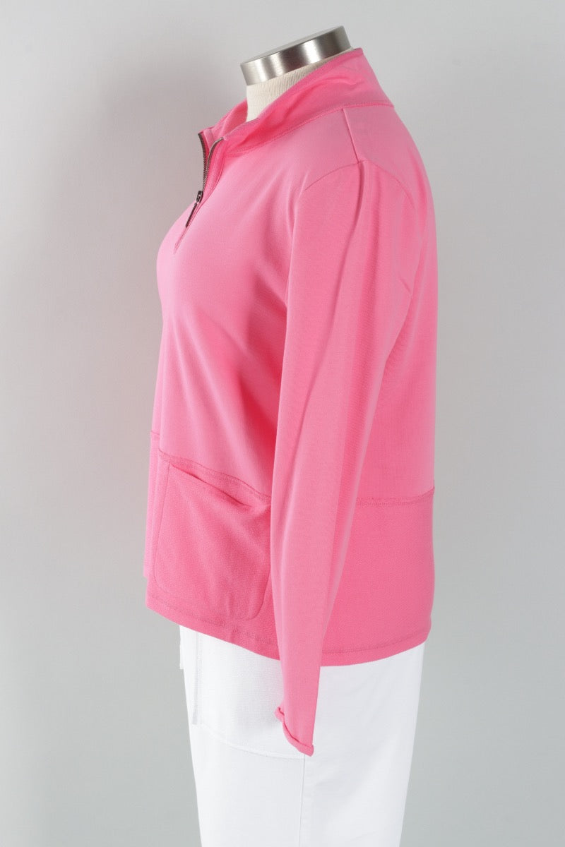 Quarter Zip Pullover - Cosmo