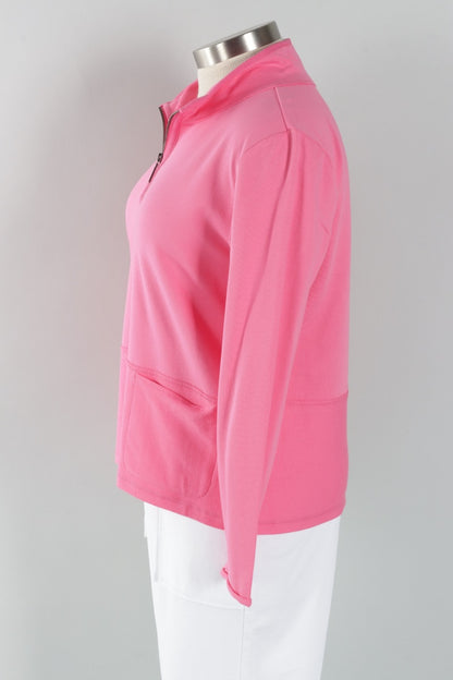 Quarter Zip Pullover - Cosmo