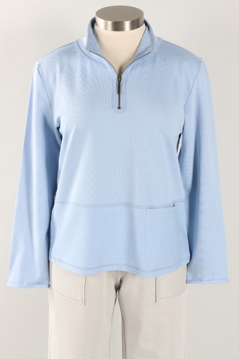 Quarter Zip Pullover - High Tide
