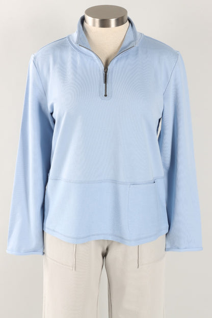 Quarter Zip Pullover - High Tide